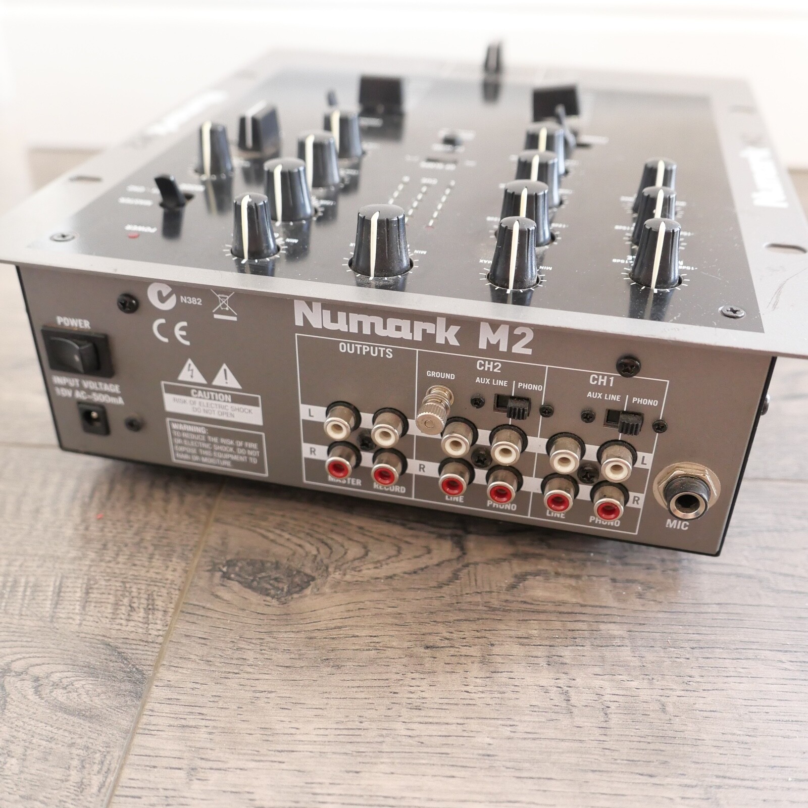 Numark M2 - 2-Channel DJ Scratch Mixer, Untested, No Power Supply
