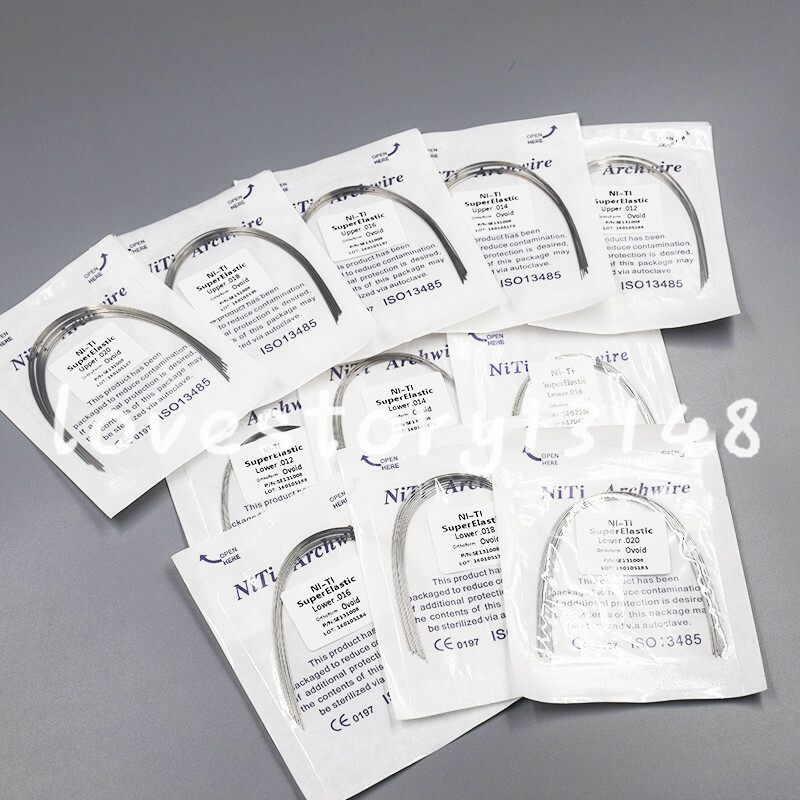 1Pack Dental Round Super Elastic Niti Orthodontic Arch Wire Natural/Ovoid/Square