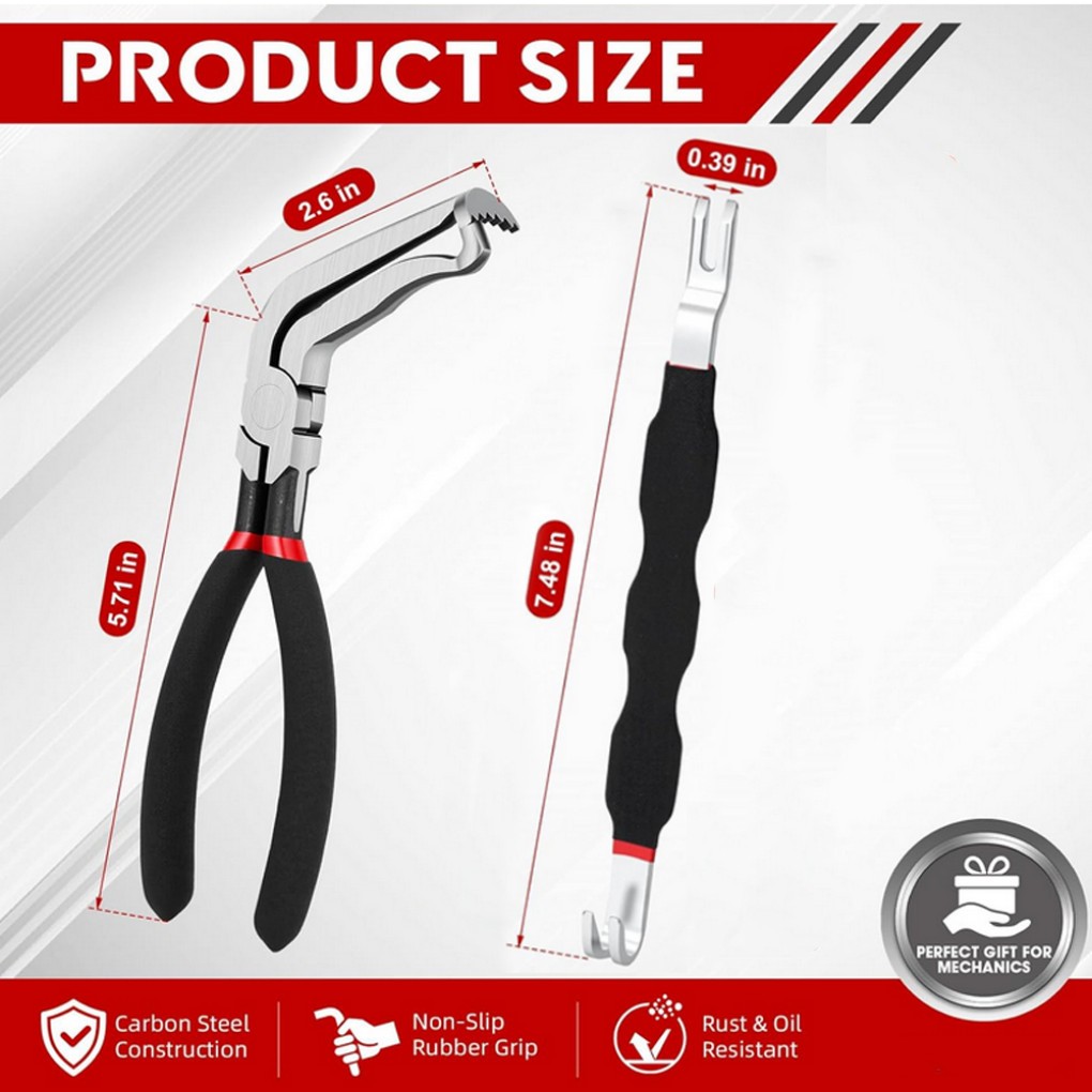 Electrical Disconnect Pliers 60°Connector Separator Automotive Terminal Tool 2PC