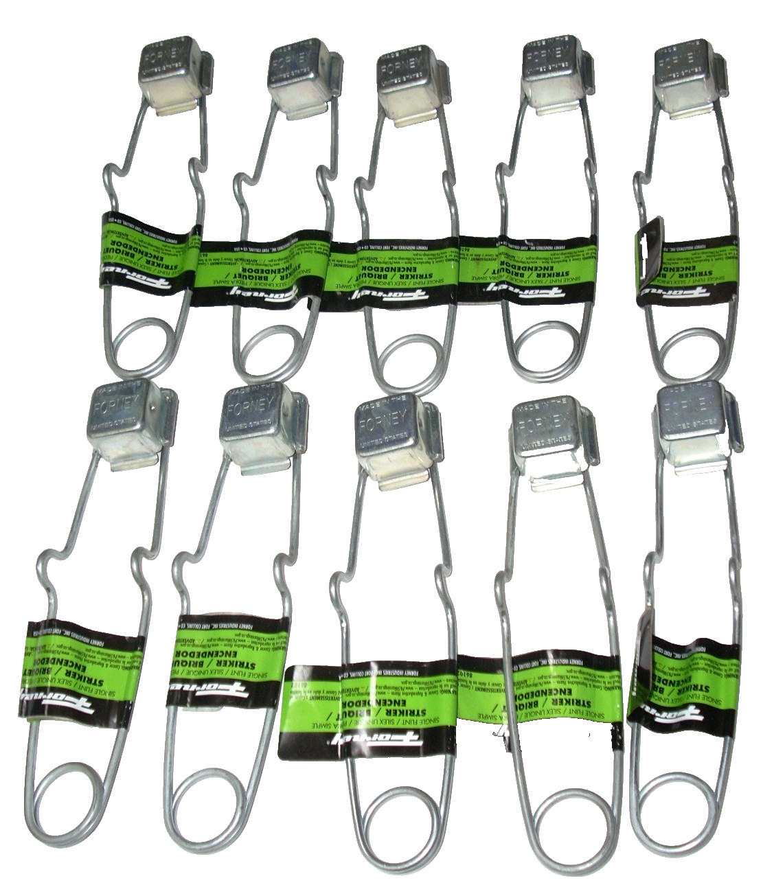 10 Forney Single Flint Strikers for Cutting Torch & Burners USA Made - 86102