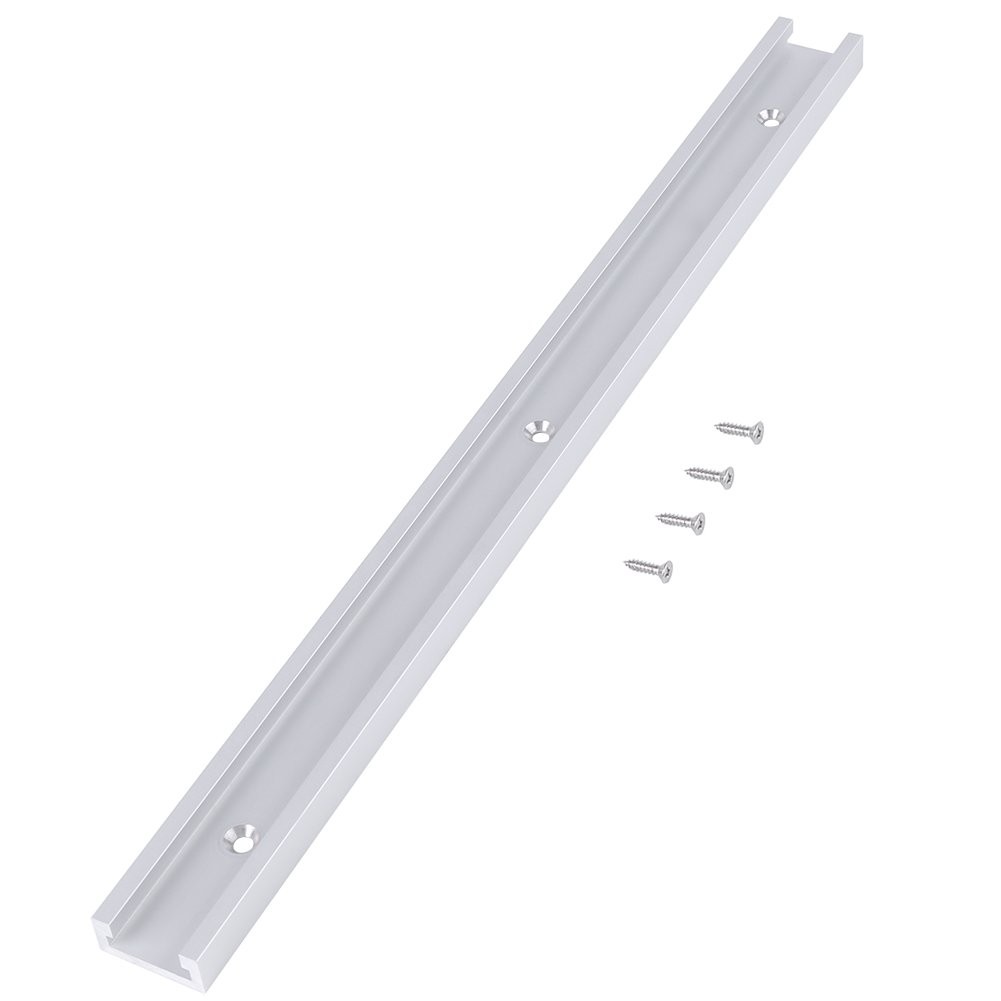 400mm Aluminum Alloy T-Track T-Slot Accessory with 7 Flat Head Screws