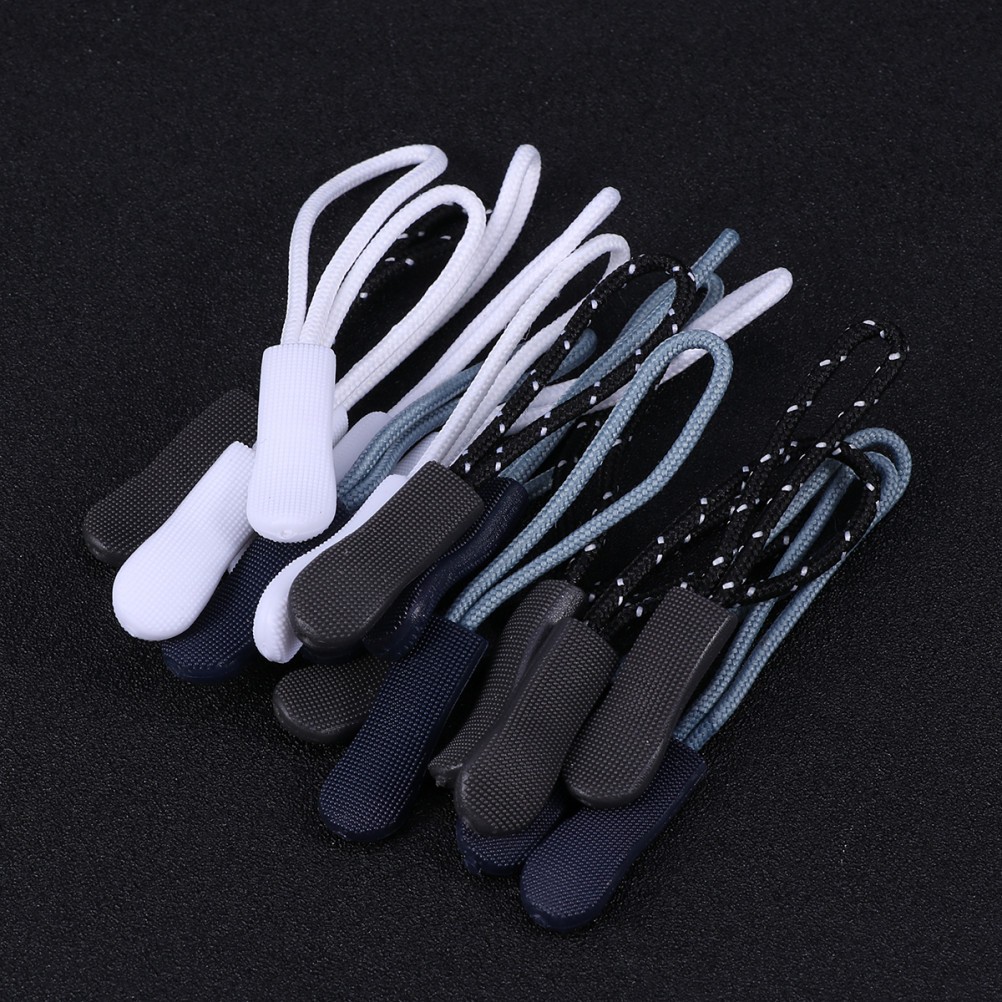 18 PC Zipper Replacement Pull Ropes Extension Durable Drawstrings Cords