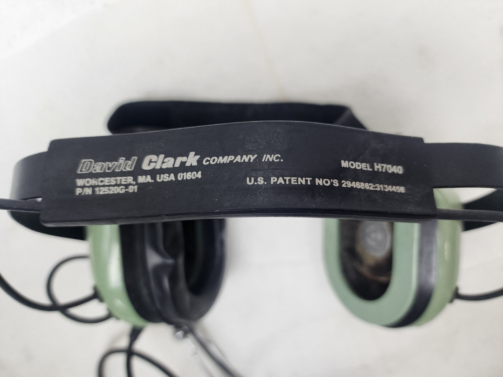 David Clark Company H7040 Behind the Head Headset