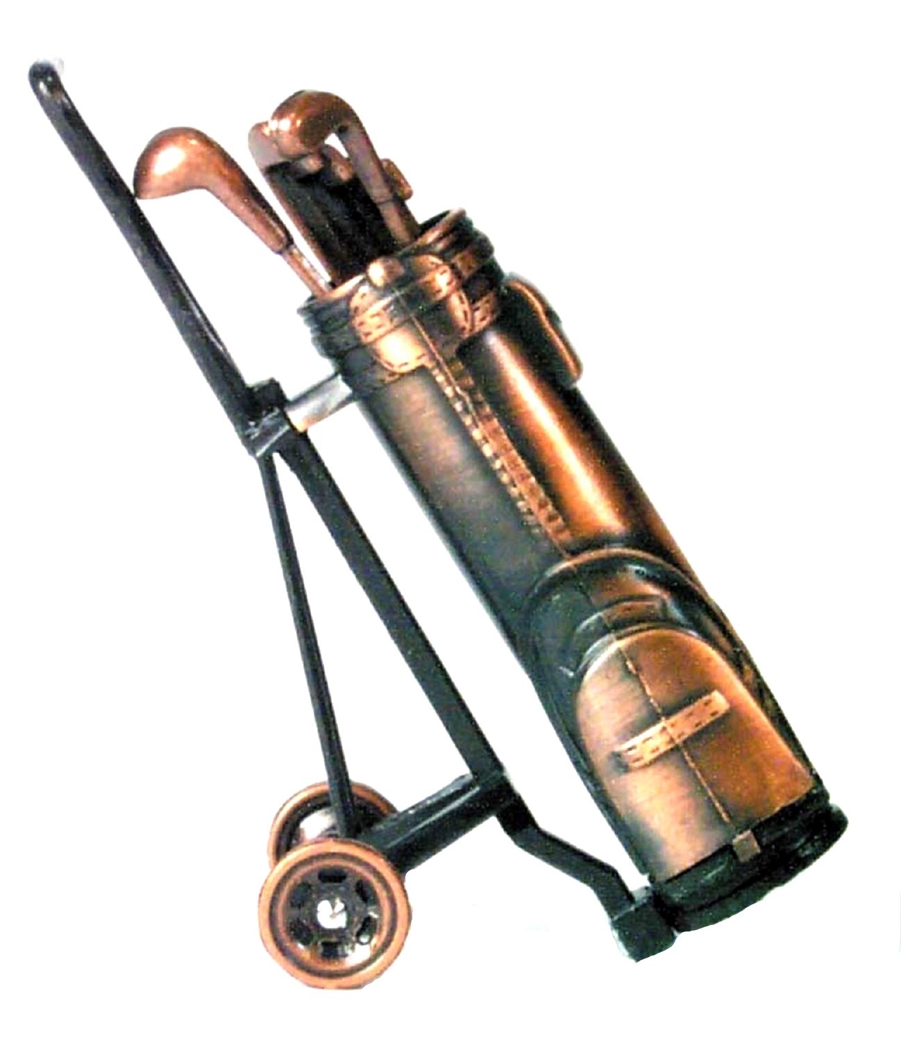 Golf Bag with Clubs Die Cast Metal Collectible Pencil Sharpener