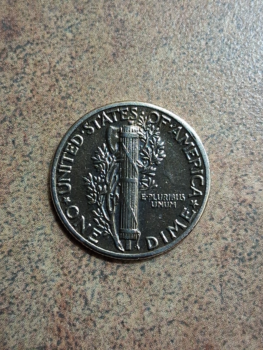 1945 Mercury Dime (AU)