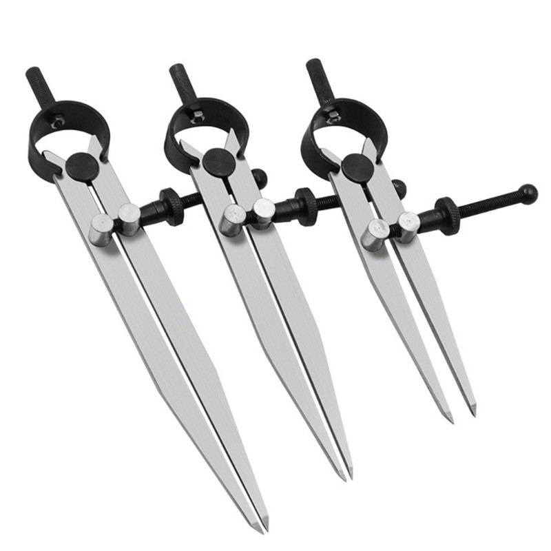 Adjustable Leather Compass Creaser DIY Rotating Line Scribing Gauge Caliper Tool