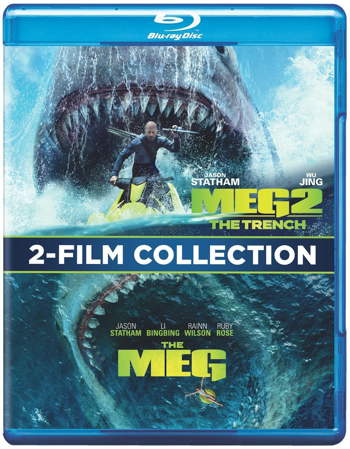 The Meg / The Meg 2 Blu-ray NEW