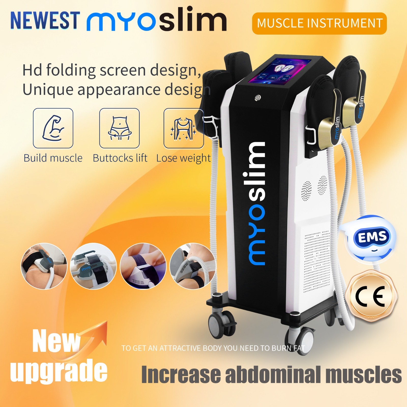 2026 MYOSlim Neo HI-EMT Fat Removal BuildMuscles Body Sculpt Massage Machine