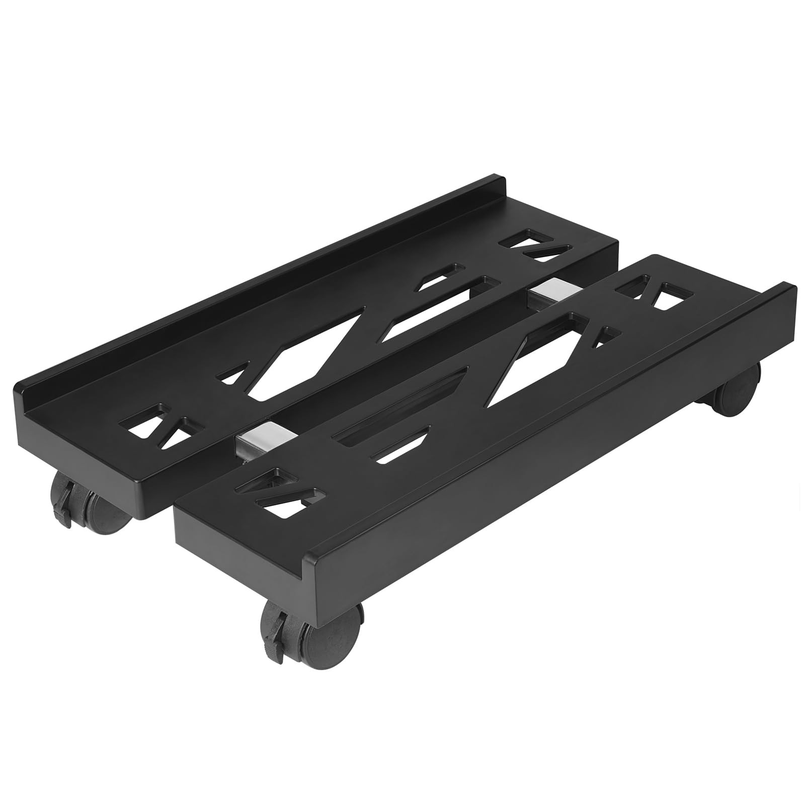 Adjustable Computer Tower Stand, Mobile CPU Stand with 4 Rolling Caster Wheels