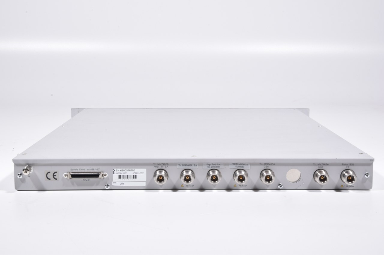 ANRITSU MN7465A, RF Switch Unit with option 201, SN:6200578705