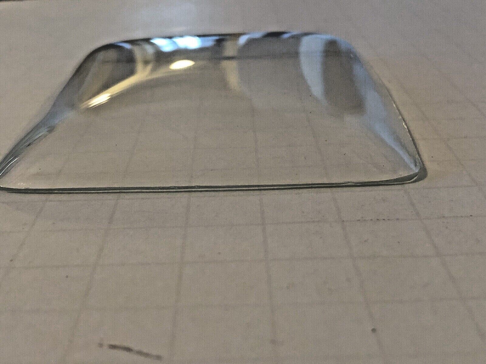 Rectangular Replacement Domed Convex Glass Clock Barometer Gauge Various Sizes