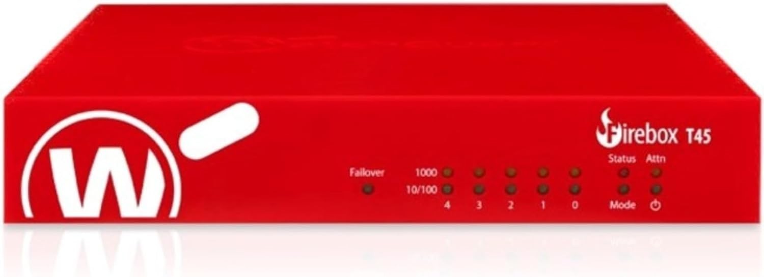 Trade Up WatchGuard Firebox T45 5YR Basic Security (WGT45415) - New