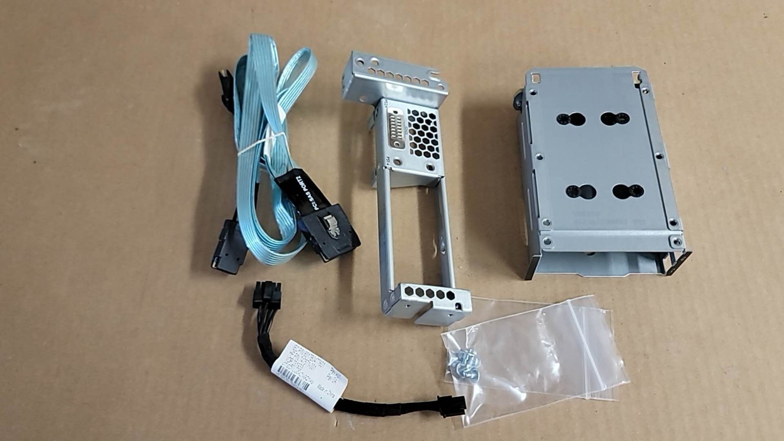 HP DL380 G9 2xSFF HDD Backplane 777280-001 w/Cables 784627-001/784624-001 w/Cage
