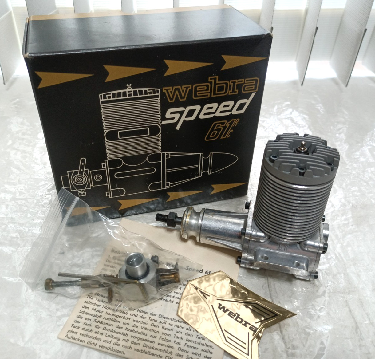 Webra Speed 61 RC Airplane Engine 10ccm .61 NIB Vintage Made in Austria