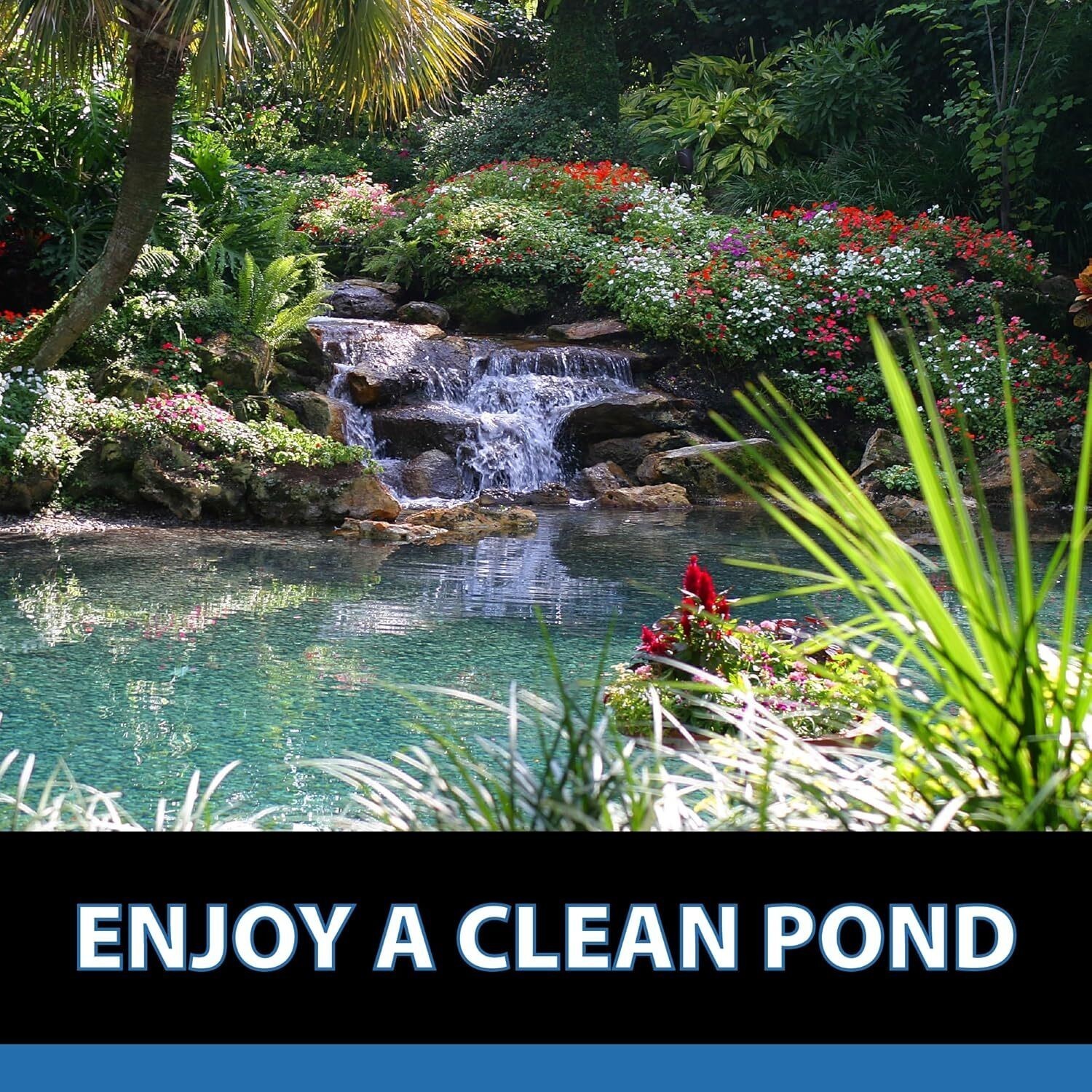 Natural Pond Muck Treatment Water Garden Fountain Bird Bath Sludge Remover 96 ct