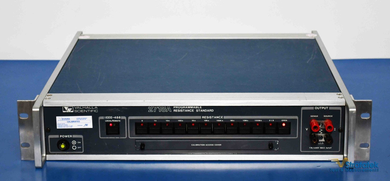 Valhalla Scientific 2718A Programmable Resistance Standard - NIST Calibrated