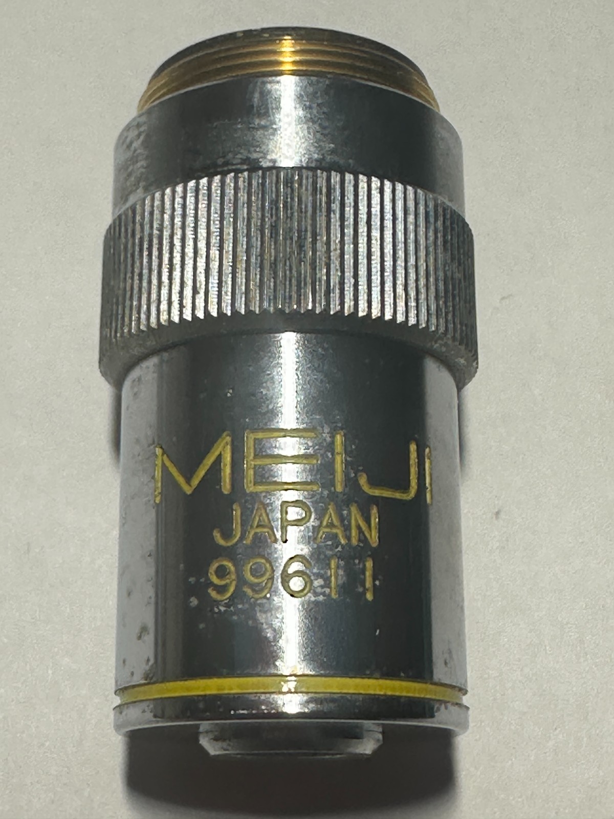 Meiji Japan SN 99611 100x/1.25 DIN Objective Lens - Used in Great Condition