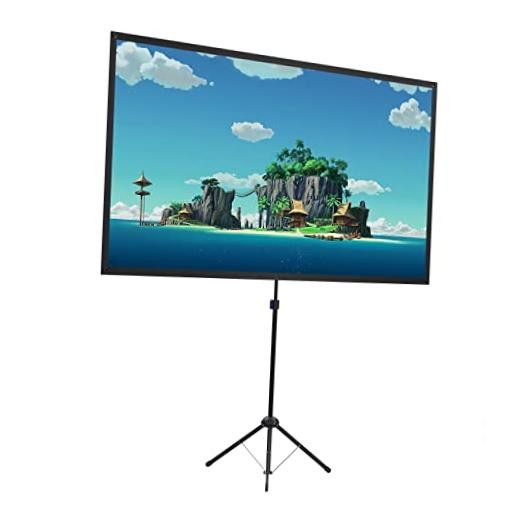 Projector Screen with Stand, Portable Projector Screen and Stand, 60 60 inch