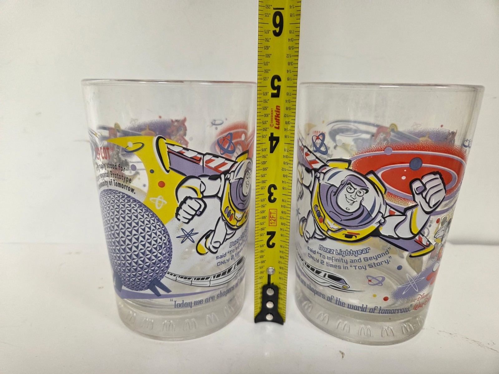McDonald's 100 Years Disney Glass Lot
