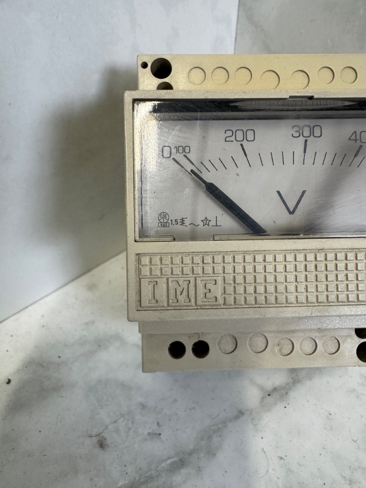IME Scale 0-500V AC Analog Volometer for DIN Mounting