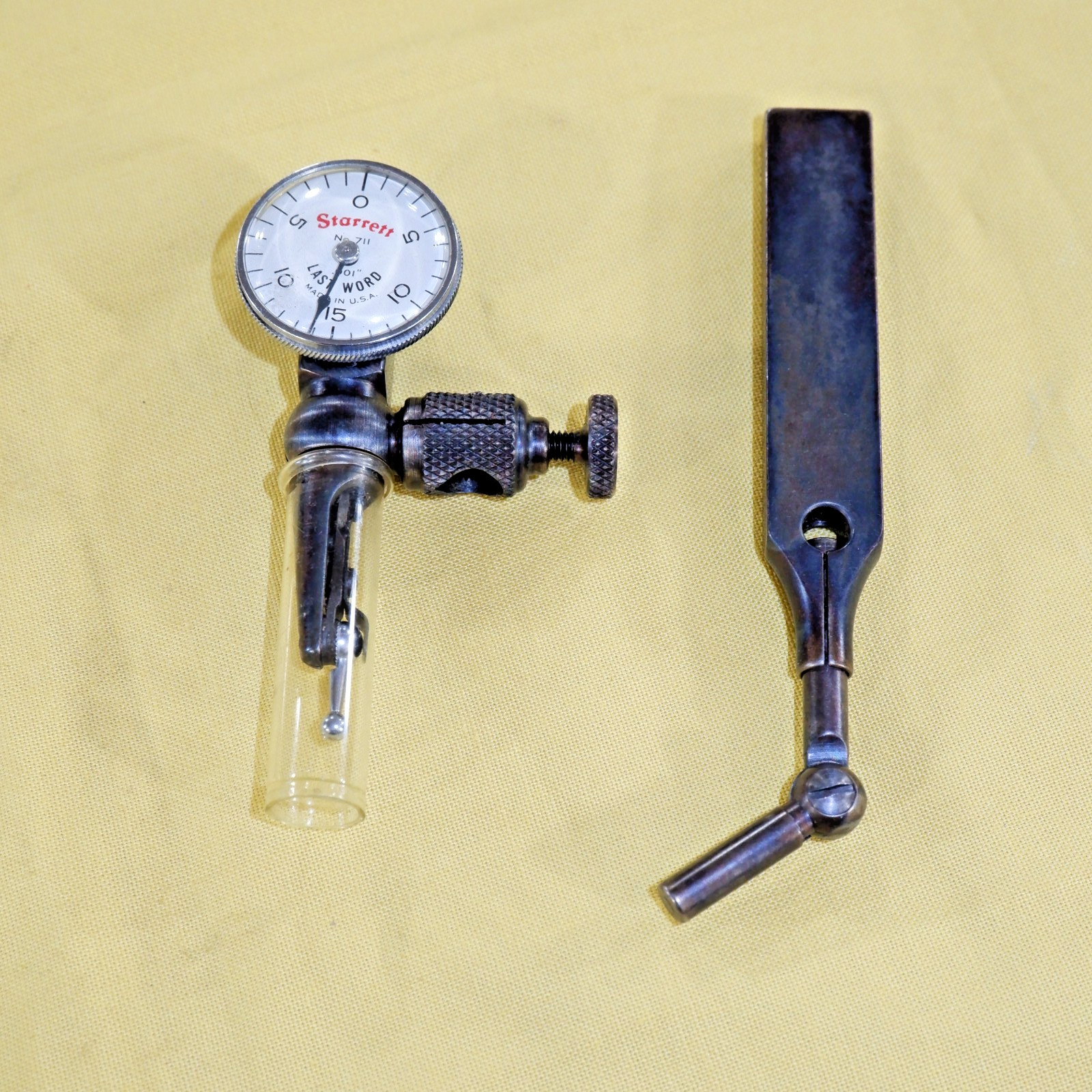 Starrett Dial Test Indicator, Last Word No. 711 - FreeShip