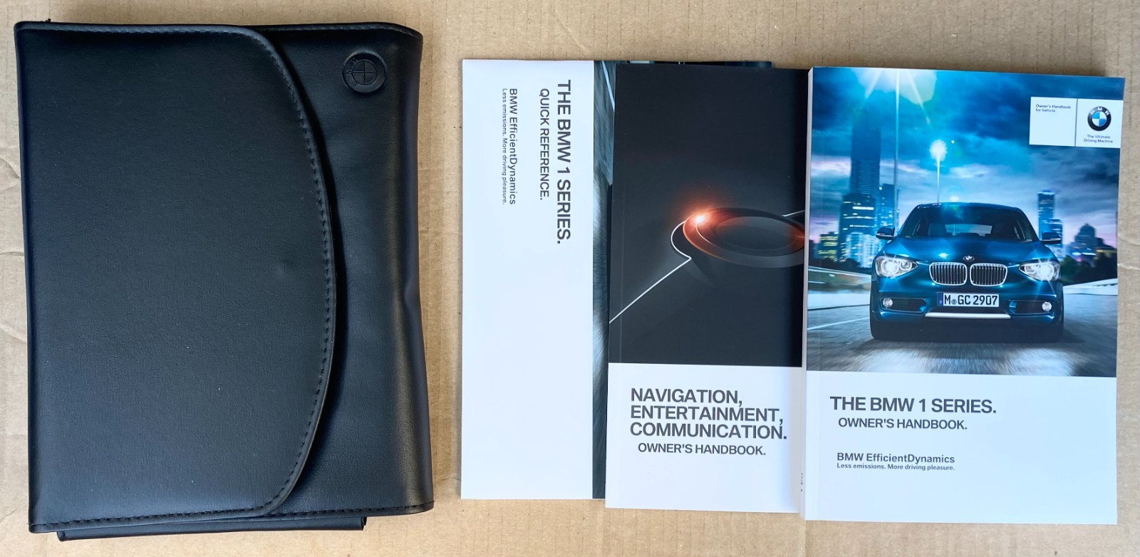 BMW 1 SERIES F21 F20 3/5DR HATCH 2011-2015 HANDBOOK NAVI WALLET PRINT 2014 N8