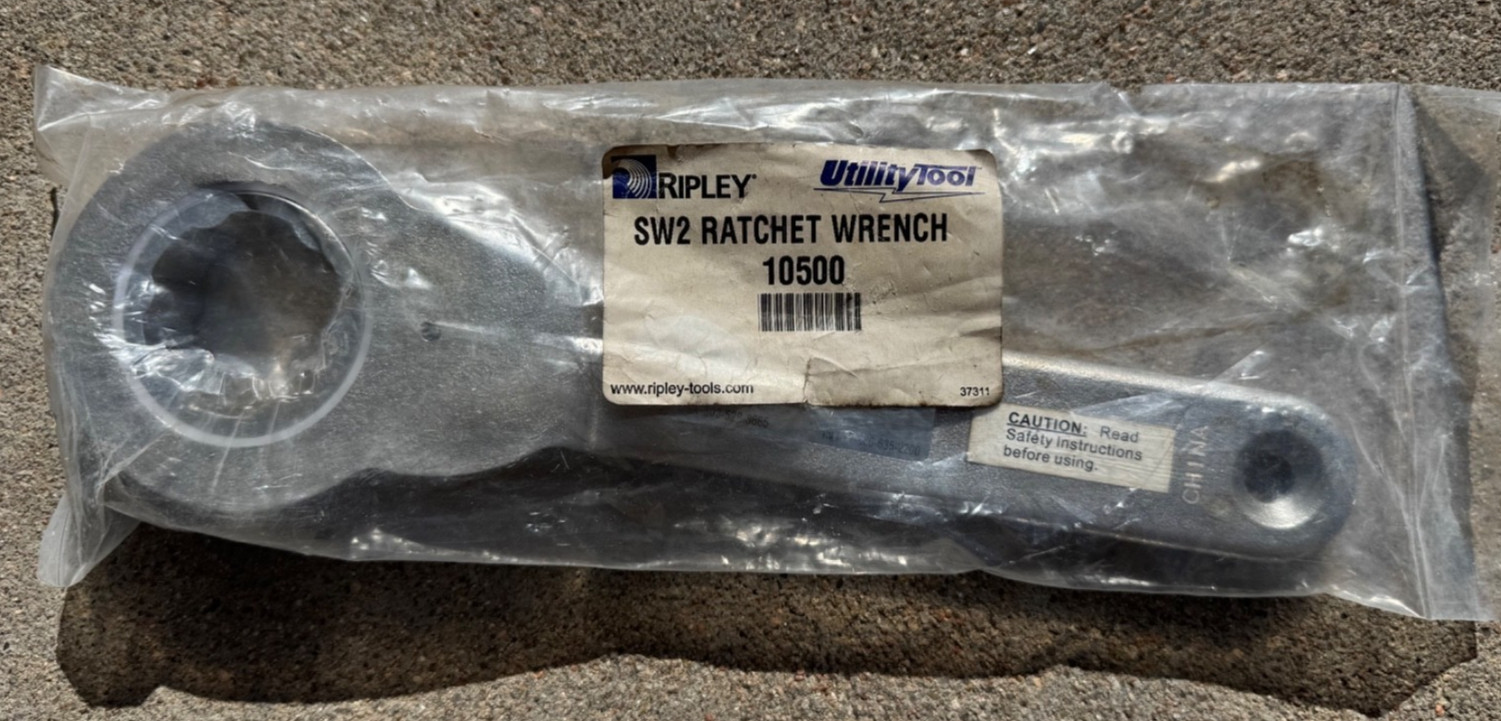 Ripley 10500 SW2 Ratchet Wrench UTC USA New in Package