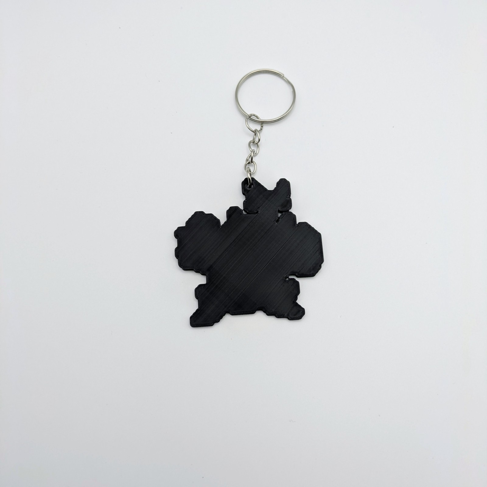 Heracross - Pokemon Keychain Pixel Art - Gold