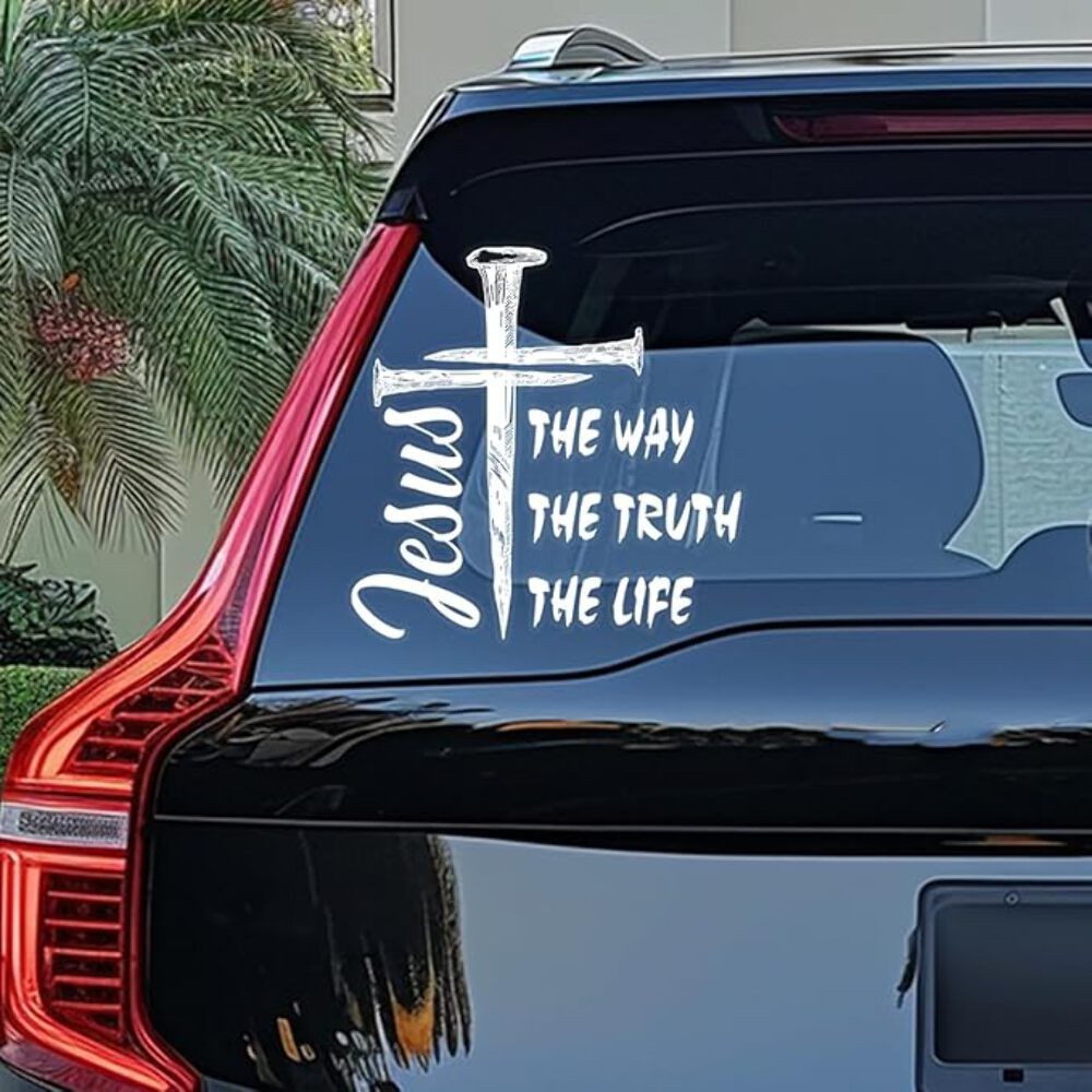 Jesus The Way Truth Life Vinyl Decal