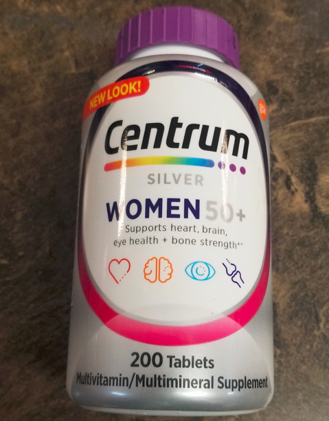 Centrum  Silver Complete Vitamin 200 Tabs Women 50+  Expiration Date 03/2027