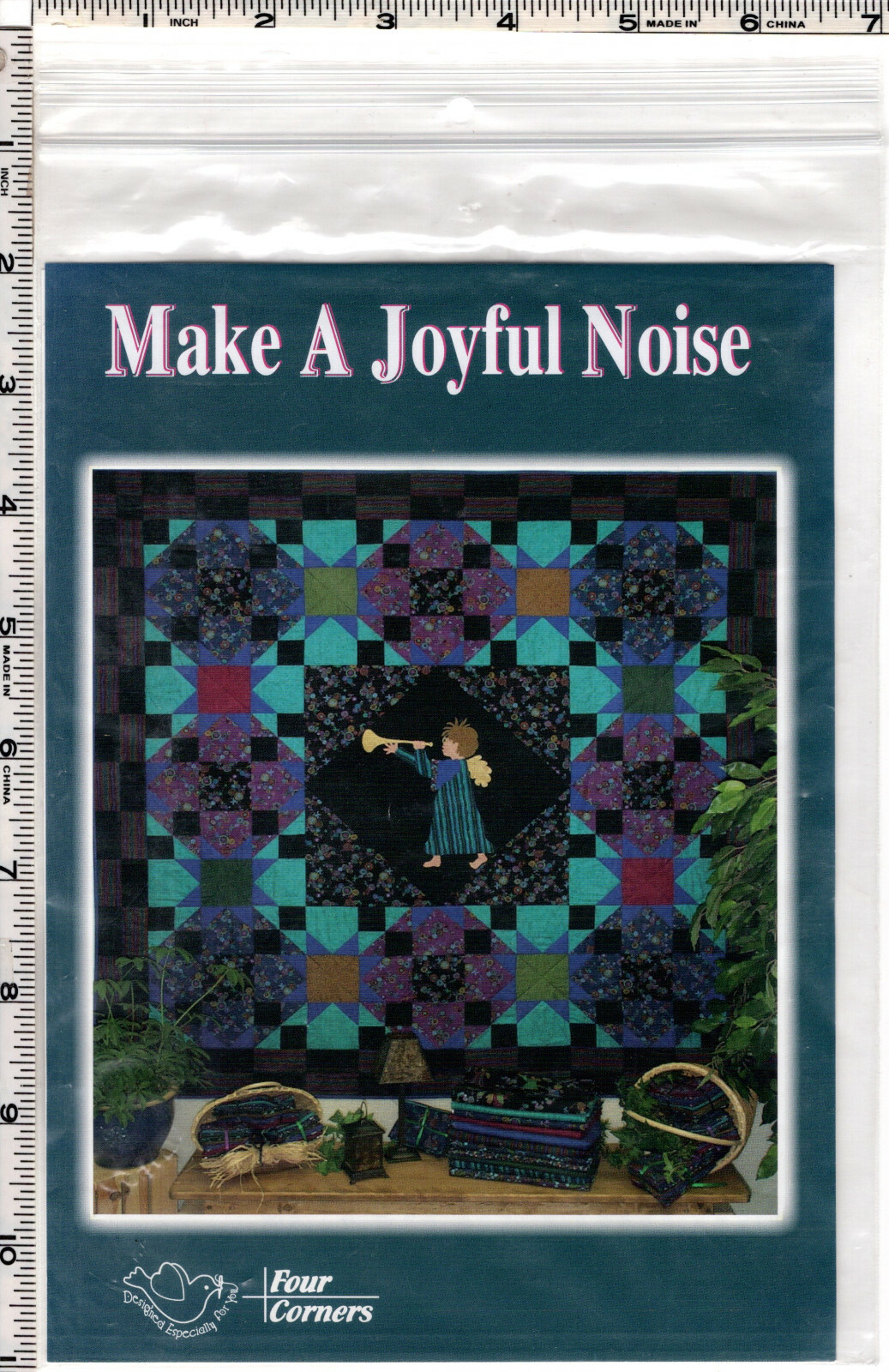 "Make a Joyful Noise" Four Corners Quilting Pattern/Instruction Pack # FC 2207