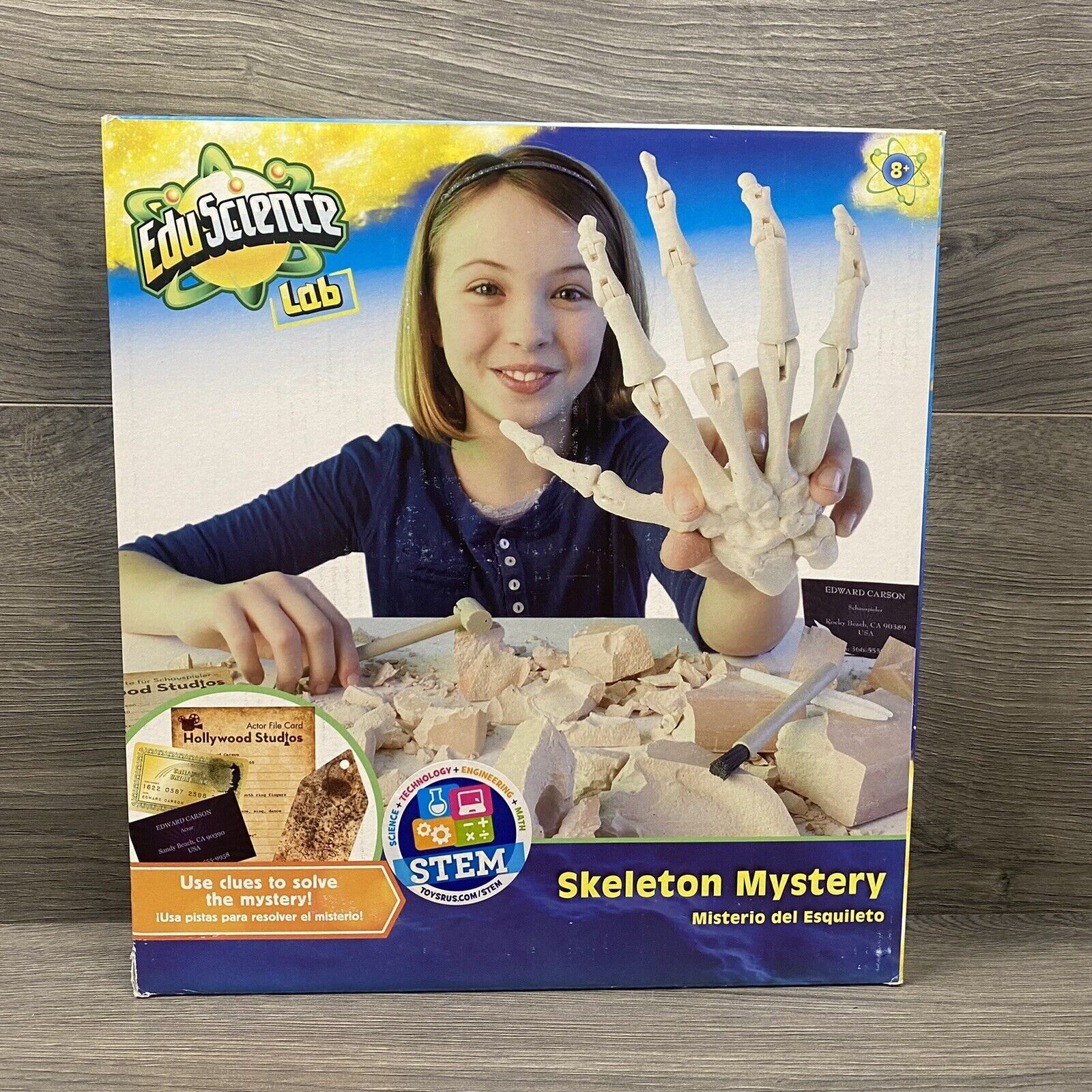 Skeleton Mystery STEM Forensic Science Hand Bone Dig Bar Edu Science Lab Biology