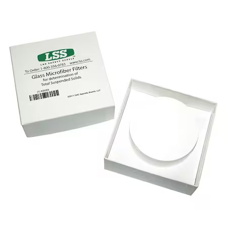 Labexact 12K988 Glass Mic Filter, 3.2 Cm Dia, 1.5 Um, Pk100