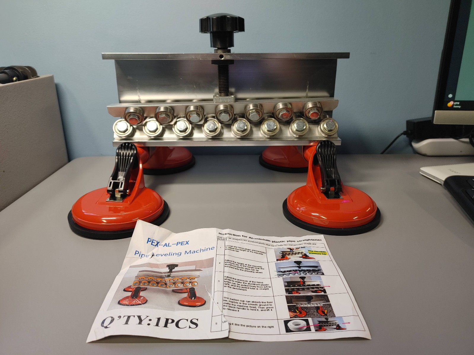 Aluminum-Plastic Pipe Straightener 16MM-32MM Pipe Straightening Leveling Machine