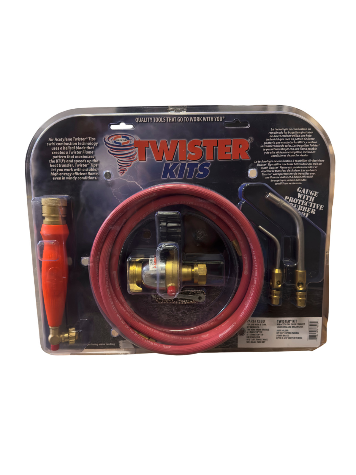 Uniweld Twister Kits Air Acetylene Cutting Tips Swivel Technology