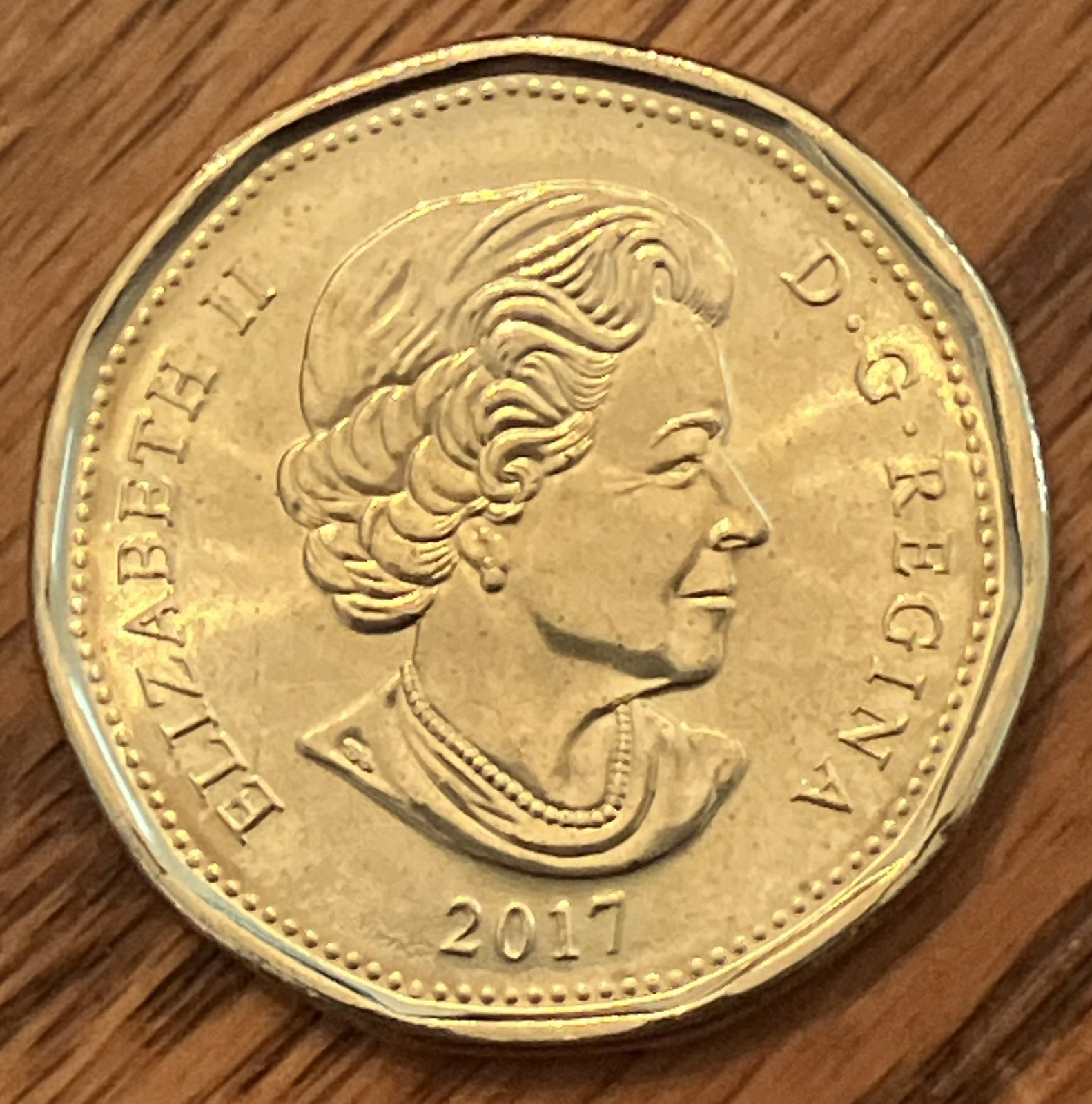 2017 Canada CLASSIC one dollar $1 loonie UNC **75% off combined shipping**