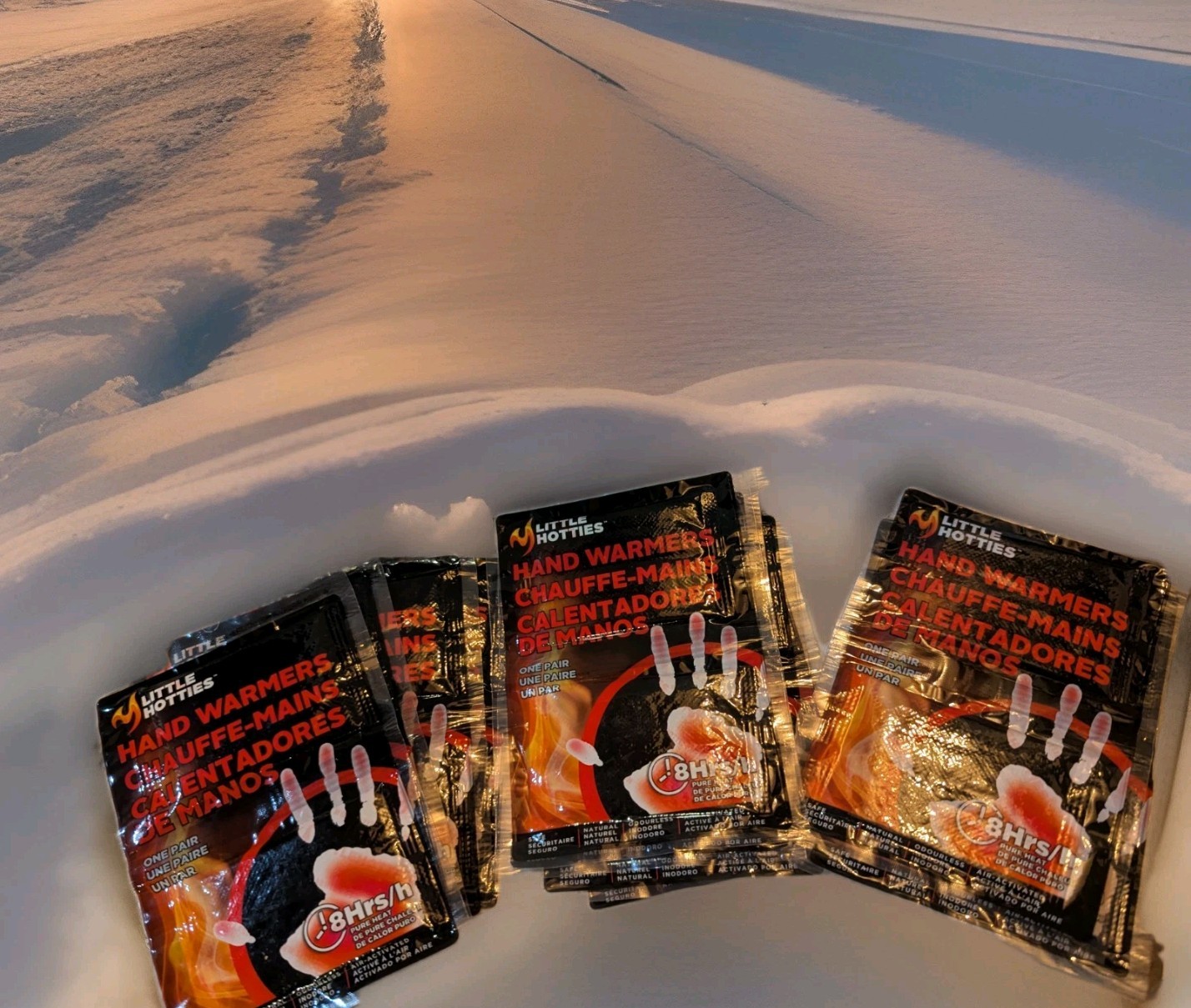 *12 Pairs* of Little Hotties Charcoal Hand Warmers. 8 Hours Of Heat! 2027 Expire