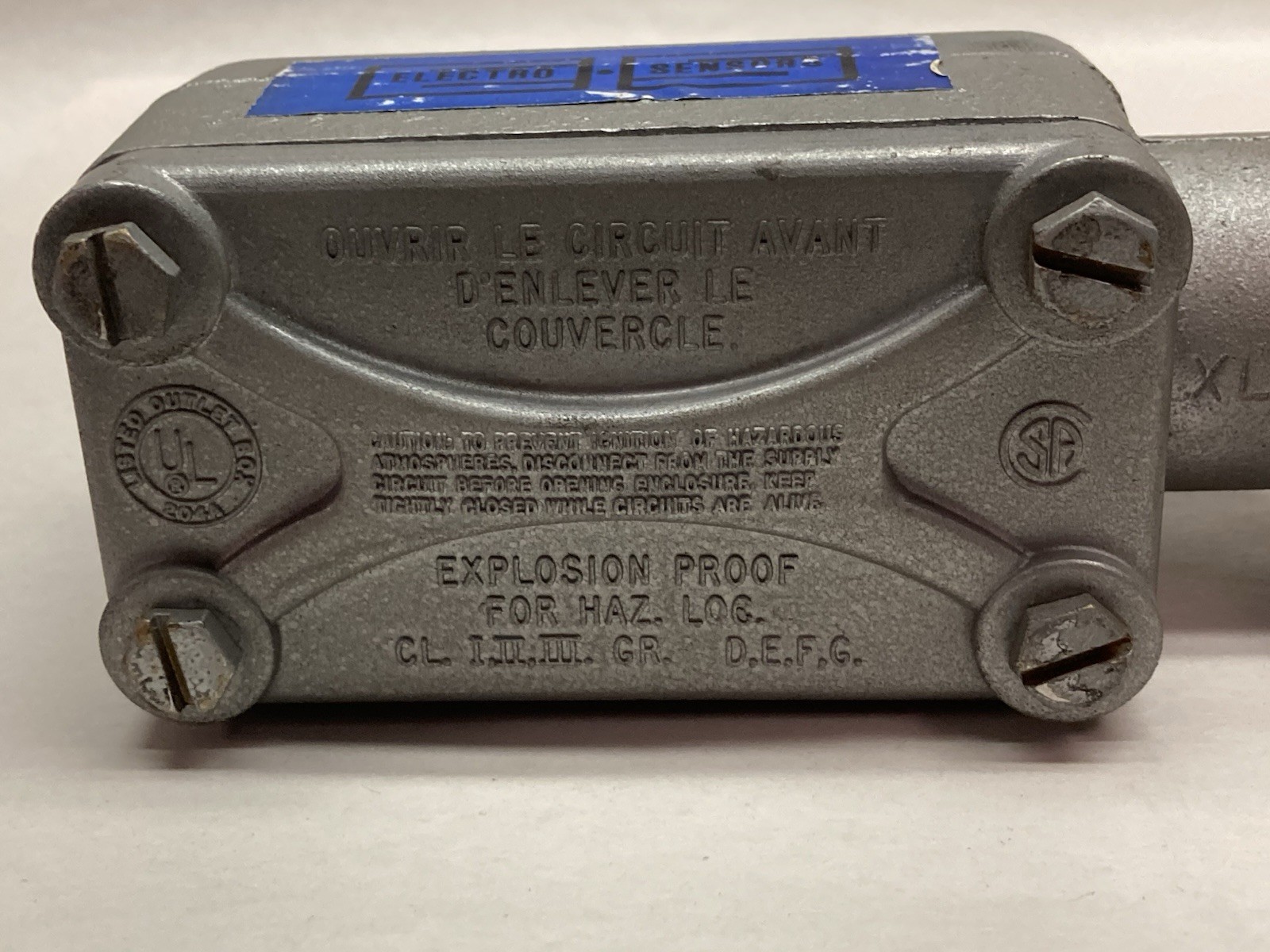 Killark,XLB-3,Electro Sensor Speed Switch