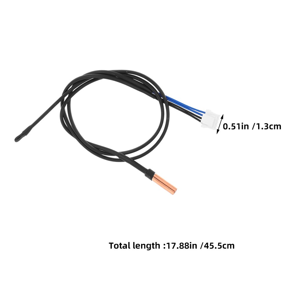 2 Pcs Sensitive Air Conditioner Thermistor Probe 5k Ohm Epoxy Temperature Sensor