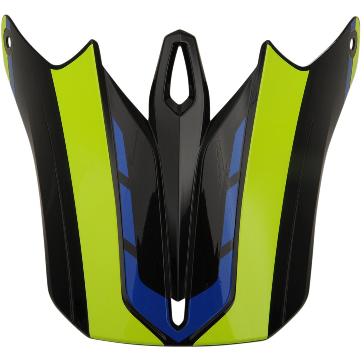 Z1R Black/Hi-Viz Yellow/Blue F.I. Helmet Replacement Visor - 0132-1264