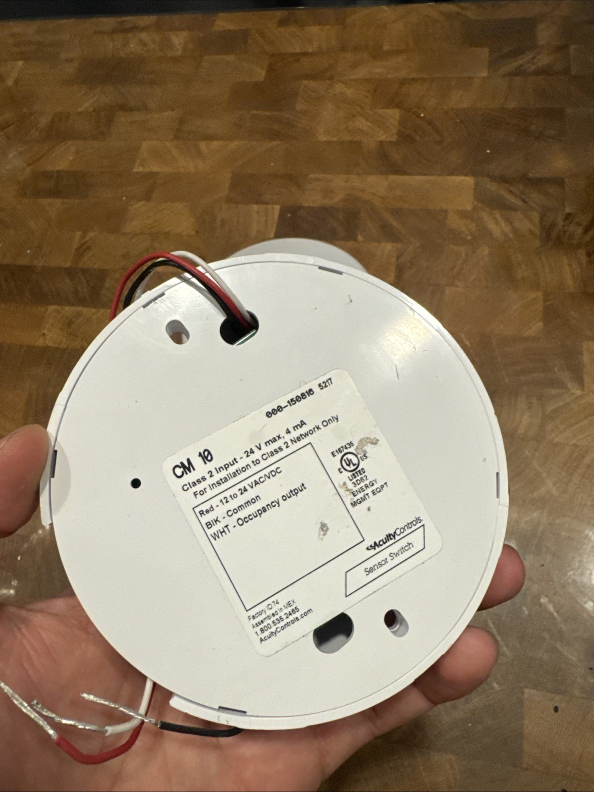 Acuity Controls CM 10 Large Motion