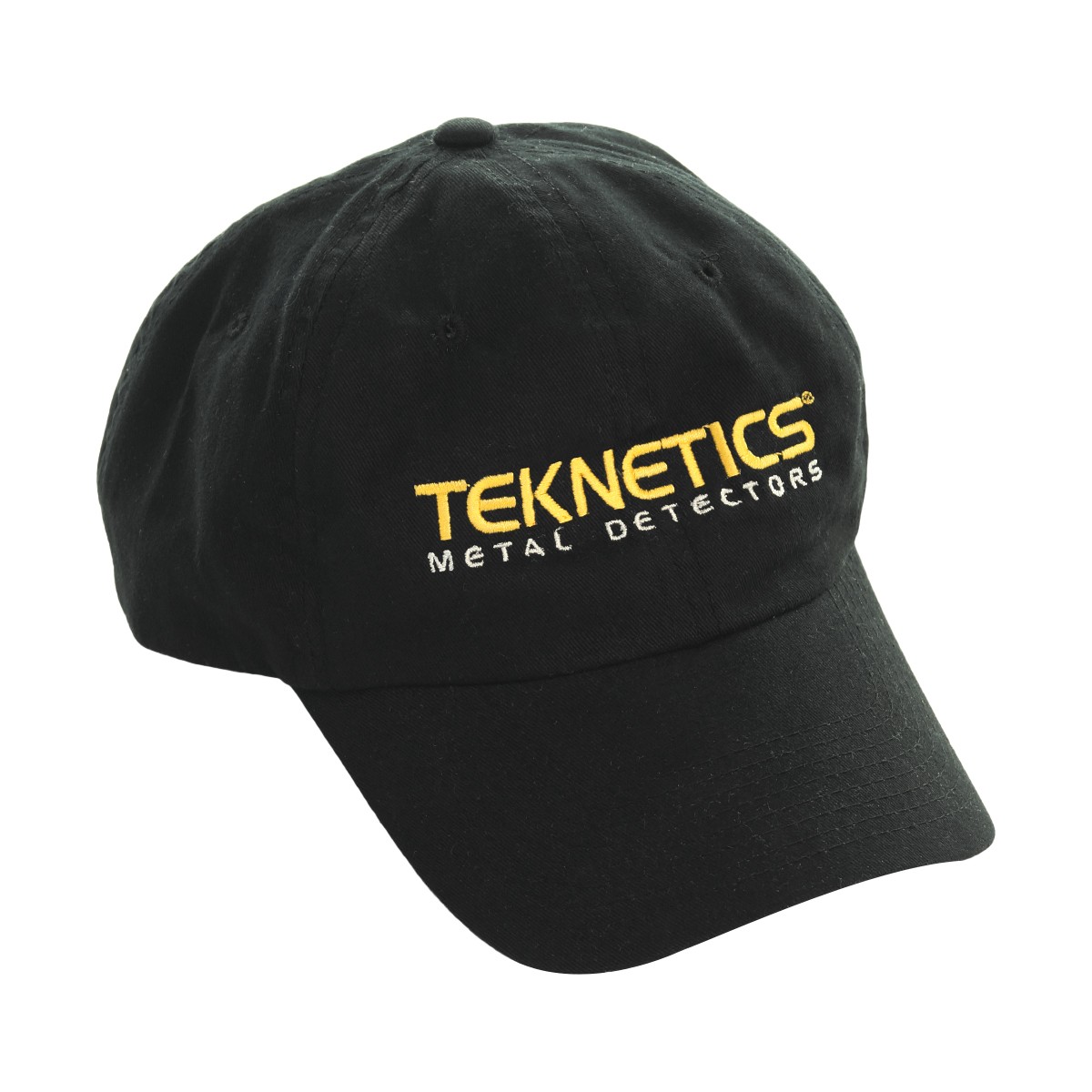 Teknetics Black Baseball Cap – One Size Fits All w/ Adjustable Fastener Strap