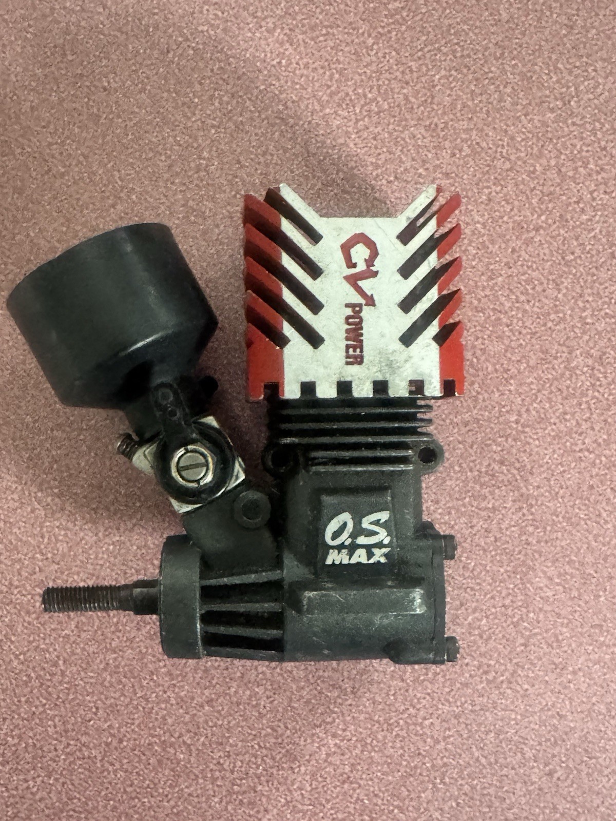 O.S. MAX 12CV Engine  OS  Used Non Pull Start READ DESCRIPTION