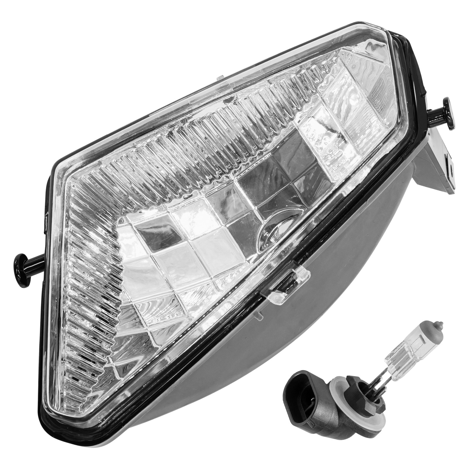 Caltric Left Headlight & Bulb For Polaris Sportsman 800 HO EFI 2005-2010