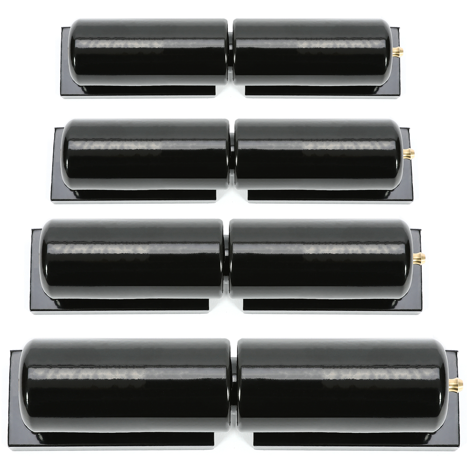 Heavy Duty Hinge Steel 7" Barrel Hinge Weld-On For Metal Gates Doors 4 pack
