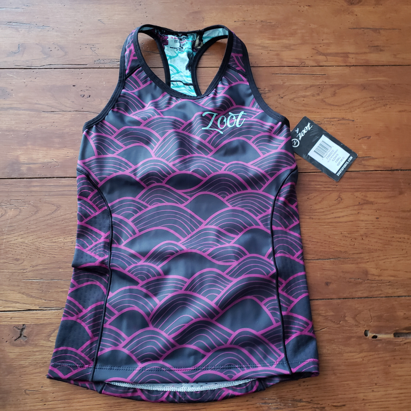 ZOOT Womens X-Small LTD Tri Racerback Triathlon Top Shirt Purple XS Aloha 19