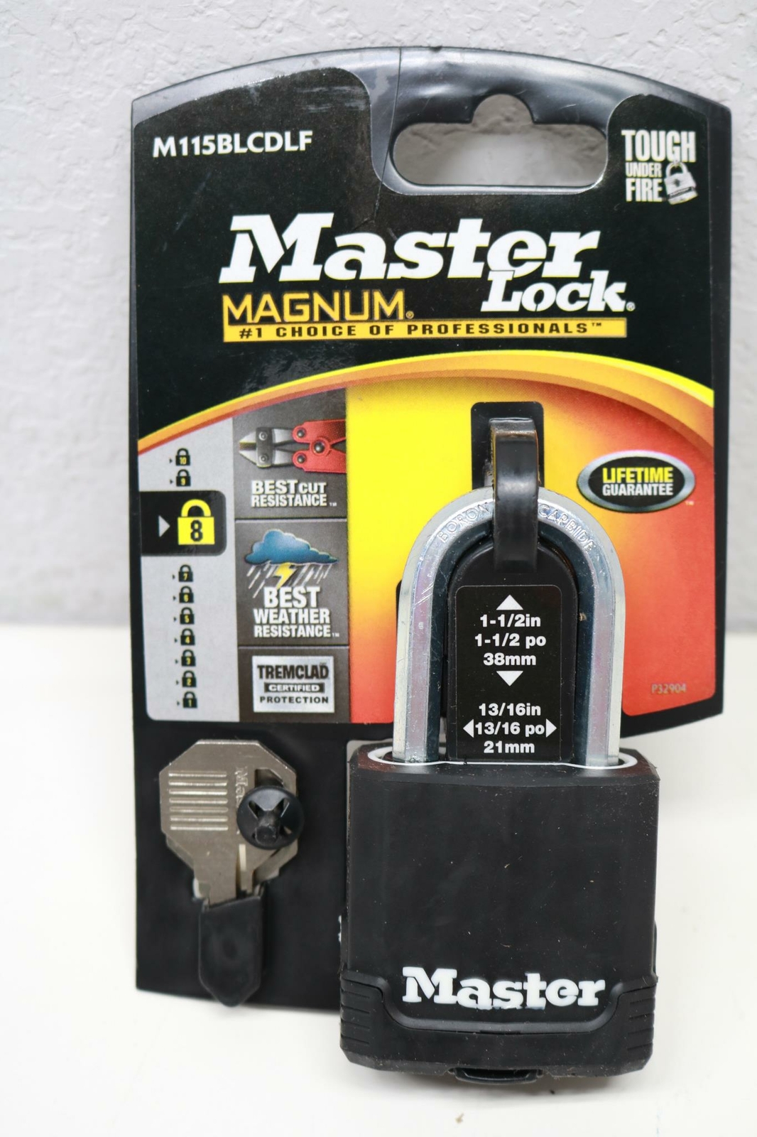 Master Lock Magnum Padlock Professional Level 8 M115BLCDLF