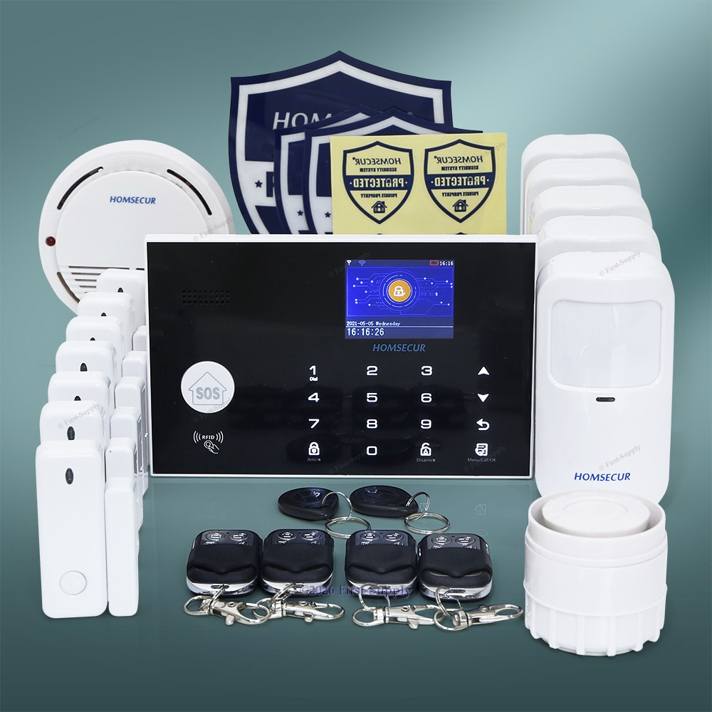 HOMSECUR Smart Live 4G Home Security Alarm System With Wireless PIR Motion