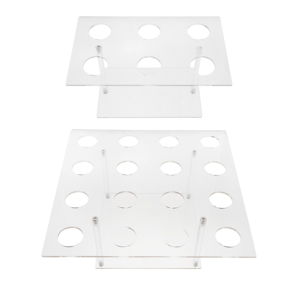 Reusable Acrylic Ice Cream Cone Display Stand for Party Catering Events