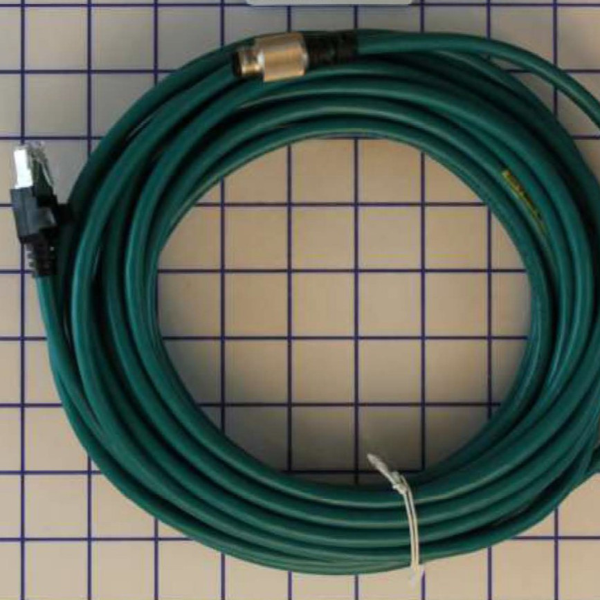 Turck RSS RJ45S 841‑10M Industrial Ethernet Cordset, M12‑A Male to RJ45 Male, 10
